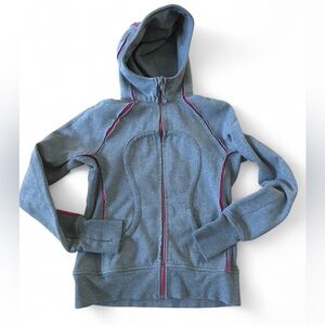 Lululemon special edition scuba Hoodie with Pink Accents size 8